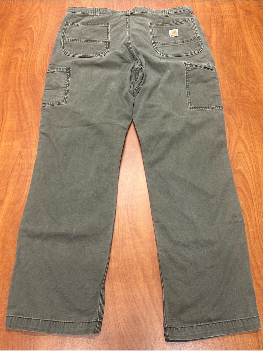 Carhartt Men's Olive Green Carpenter Cargo Pants